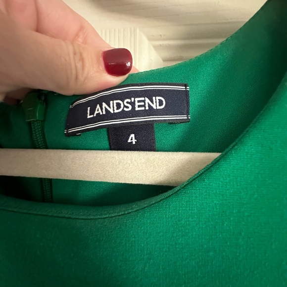 Lands’End Green dress size 4 - Picture 5 of 5